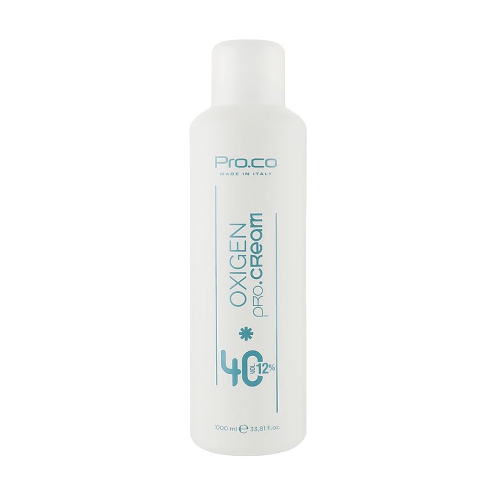 Кремоподібний окислювач Pro.co Oxigen Pro.Cream 40 Vol 12%, 1 л